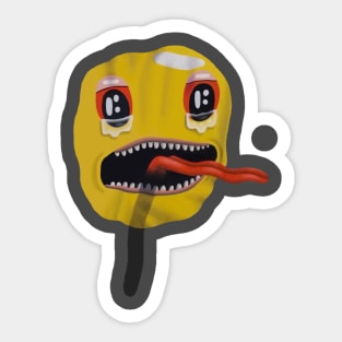 Sad Trippy Smiley Sticker